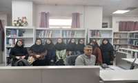 گزارش تورآشنایی با کتابخانه گروه کاردرمانی همزمان با هفته پژوهش