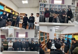 گزارش بازدید تورآشنایی با کتابخانه گروه گفتار درمانی همزمان با هفته پژوهش